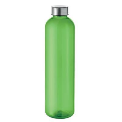 Bouteille d'eau légère en PET recyclé 1L Sazam Vert citron