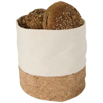 Corbeille à pain en coton et liège durable Breva