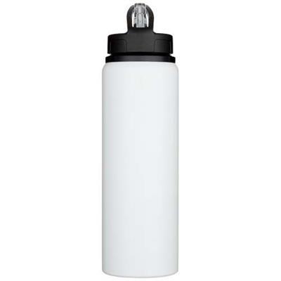OBG.PUB - Gourde 800 ml en acier inoxydable recyclé Velro Blanc Gourde 800 ml en acier inoxydable recyclé Velro Blanc