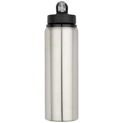 OBG.PUB - Gourde 800 ml en acier inoxydable recyclé Velro Gris Gourde 800 ml en acier inoxydable recyclé Velro Gris