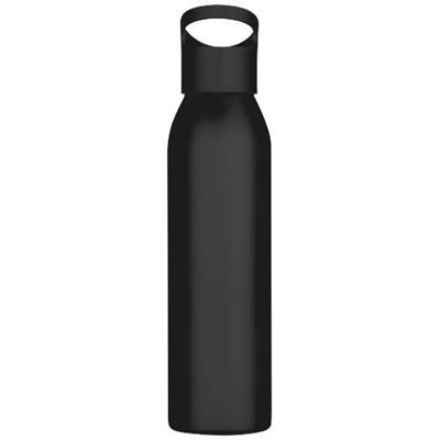 Gourde 650 ml en acier inoxydable recyclé Skavio Noir