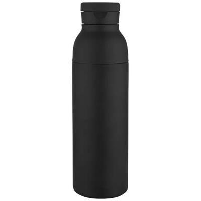 Bouteille Isotherme 650ml en inox recyclé Vekra Noir