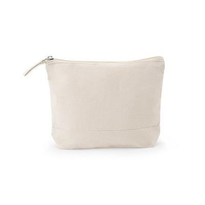 Trousse cosmétiques 100% Coton Bicolore Velmé Beige