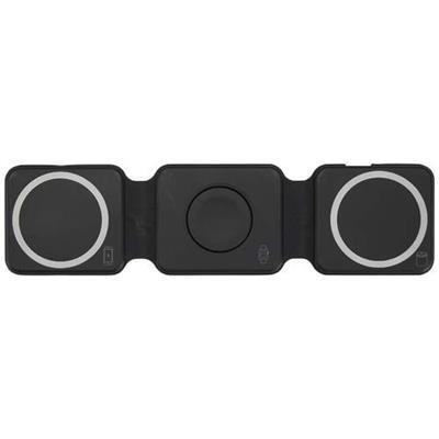 OBG.PUB - Chargeur sans Fil 3 en 1 en ABS recyclé Velnox Noir Chargeur sans Fil 3 en 1 en ABS recyclé Velnox Noir