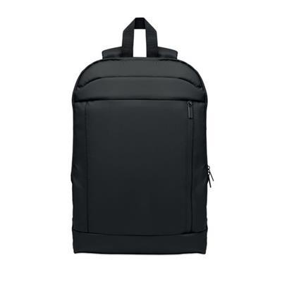 OBG.PUB - Sac à dos pour ordinateur extensible en RPET Velko Noir Sac à dos pour ordinateur extensible en RPET Velko Noir