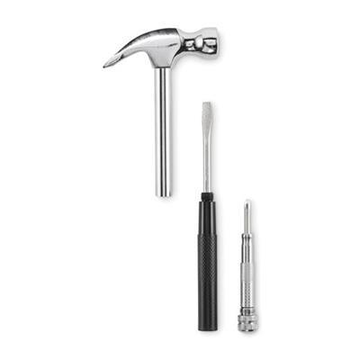 OBG.PUB - Marteau tournevis 2 en 1 pratique Zelvon Argent Marteau tournevis 2 en 1 pratique Zelvon Argent