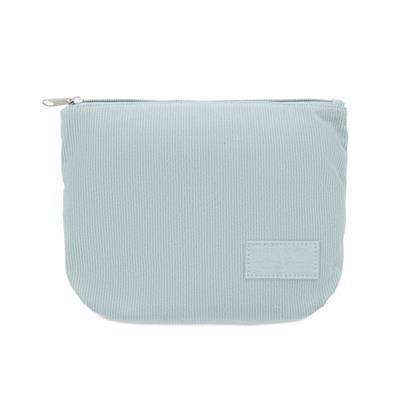 Trousse à cosmétiques en velours Côtelé Zelvra Bleu