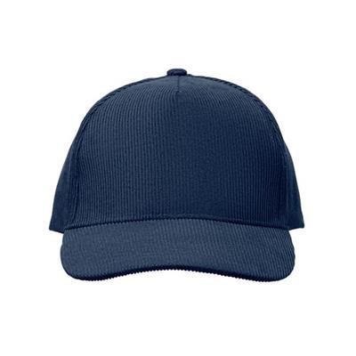 Casquette 5 Pans en velours robuste Velmox Bleu