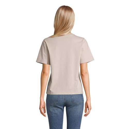 OBG.PUB - Tee-Shirt Femme Publicitaire en Coton Bio Velya Naturel Tee-Shirt Femme Publicitaire en Coton Bio Velya Naturel