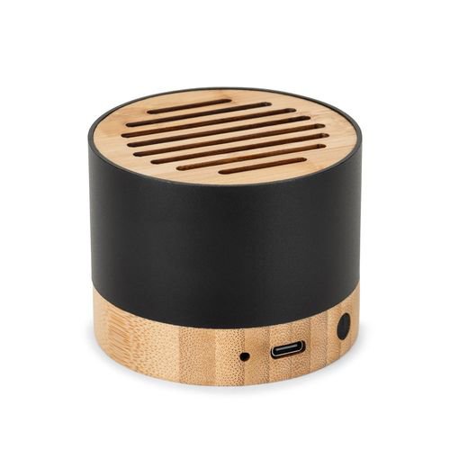 OBG.PUB - Enceinte Bluetooth en Aluminium Recyclé Voxal Noir Enceinte Bluetooth en Aluminium Recyclé Voxal Noir