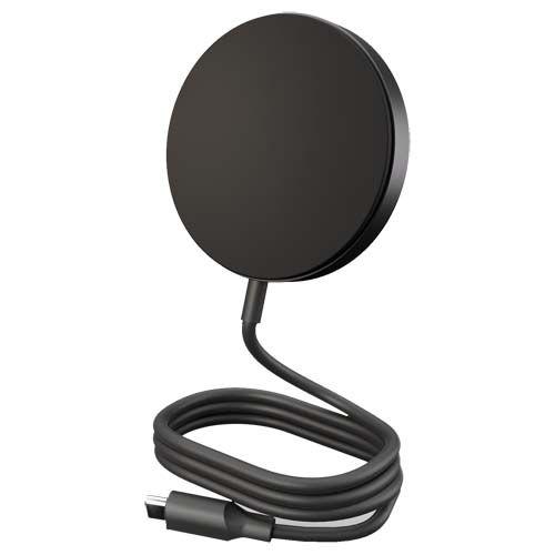 OBG.PUB - Chargeur sans fil 15W Qi2 haut de gamme Zelvio Noir Chargeur sans fil 15W Qi2 haut de gamme Zelvio Noir