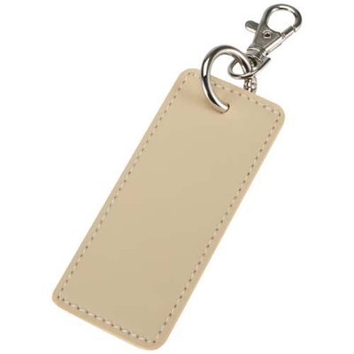 Porte-clés rectangulaire en PU recyclé Veklo