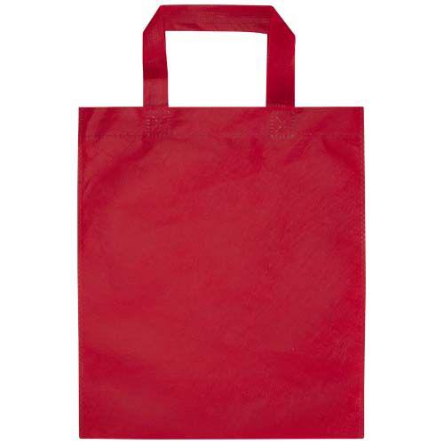 Sac shopping de petite taille en RPET Zelvio Rouge
