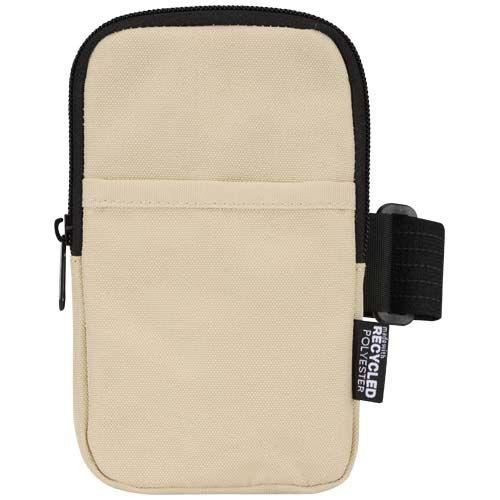 Étui pour bouteille en polyester recyclé Drevo Beige