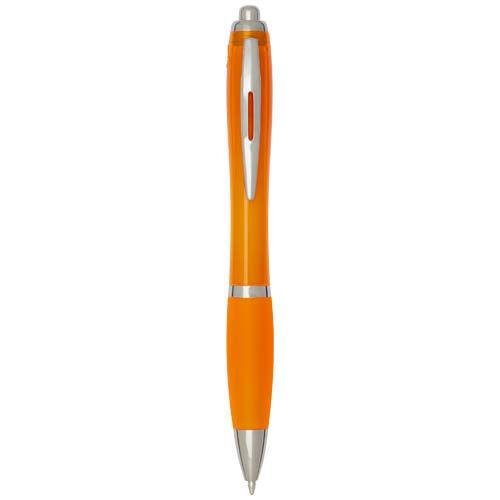 OBG.PUB - Stylo bille pratique en plastique recyclé Raomis Orange Stylo bille pratique en plastique recyclé Raomis Orange