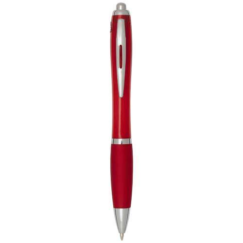 OBG.PUB - Stylo bille pratique en plastique recyclé Raomis Rouge Stylo bille pratique en plastique recyclé Raomis Rouge