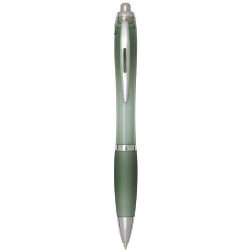 OBG.PUB - Stylo bille pratique en plastique recyclé Raomis Vert anglais Stylo bille pratique en plastique recyclé Raomis Vert anglais