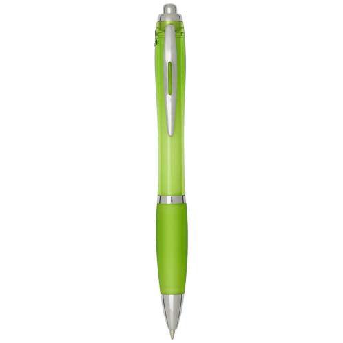 OBG.PUB - Stylo bille pratique en plastique recyclé Raomis Vert citron Stylo bille pratique en plastique recyclé Raomis Vert citron