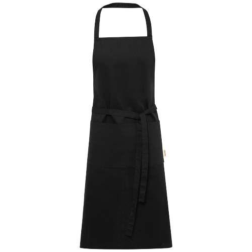OBG.PUB - Tablier de cuisine en coton bio durable Claurio Noir Tablier de cuisine en coton bio durable Claurio Noir