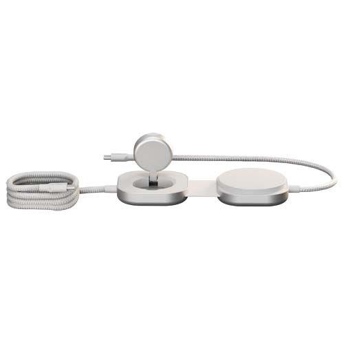 OBG.PUB - Câble USB 3 en 1 de 140W avec charge rapide Zelvio Blanc Câble USB 3 en 1 de 140W avec charge rapide Zelvio Blanc