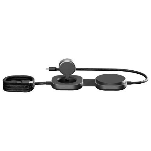 OBG.PUB - Câble USB 3 en 1 de 140W avec charge rapide Zelvio Noir Câble USB 3 en 1 de 140W avec charge rapide Zelvio Noir