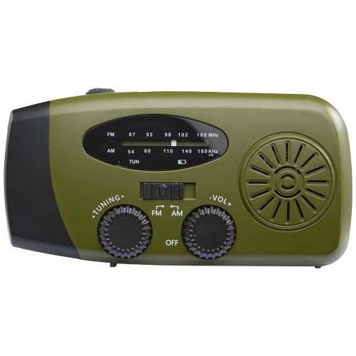 OBG.PUB - Radio d'urgence solaire en Plastique recyclé Vokra Vert militaire Radio d'urgence solaire en Plastique recyclé Vokra Vert militaire