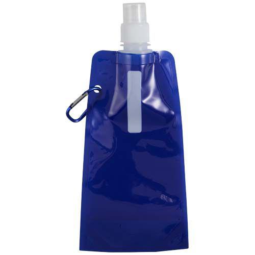 OBG.PUB - Gourde pliable 480 ml en plastique PP Flovix Bleu Gourde pliable 480 ml en plastique PP Flovix Bleu