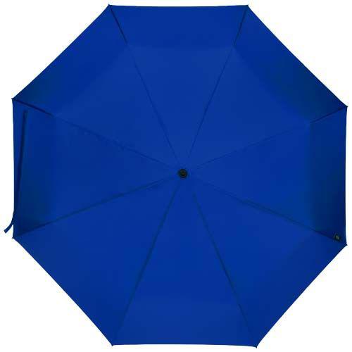 Parapluie pliable robuste en RPET Velmo Bleu roi