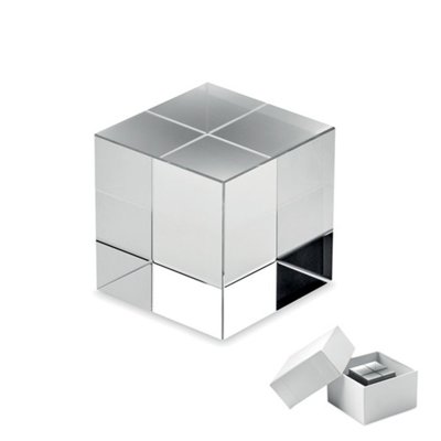 OBG.PUB - Trophée de forme cube en verre élégante Velio Trophée de forme cube en verre élégante Velio