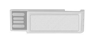 Clé USB rétractable Miami - Marquage Recto