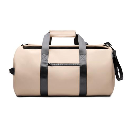 Sac à dos week-end écologique en polyester recyclé Bravio Beige