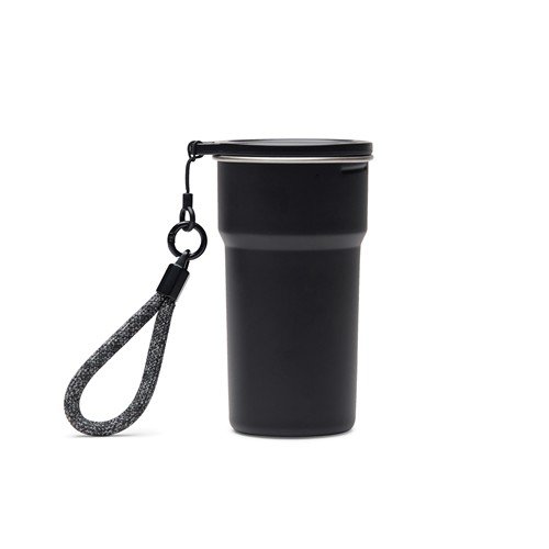 OBG.PUB - Set 4 tasses en acier inoxydable recyclé Varka Noir Set 4 tasses en acier inoxydable recyclé Varka Noir
