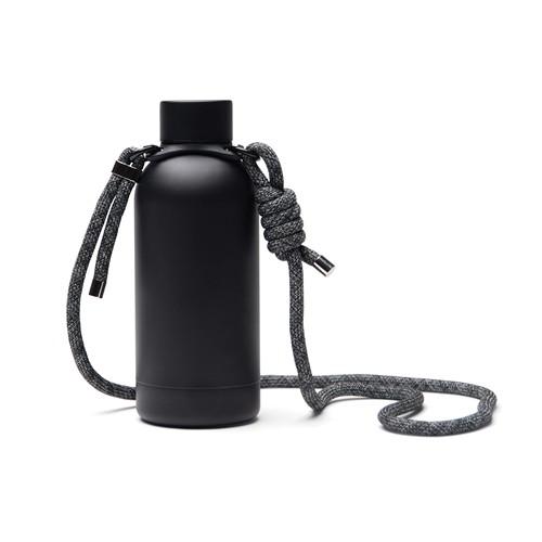 OBG.PUB - Bouteille isotherme 400ml en inox Recyclé Varka Noir Bouteille isotherme 400ml en inox Recyclé Varka Noir