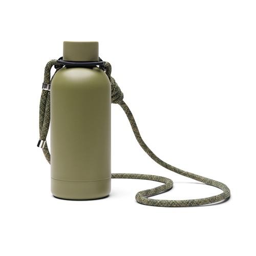 OBG.PUB - Bouteille isotherme 400ml en inox Recyclé Varka Vert Bouteille isotherme 400ml en inox Recyclé Varka Vert