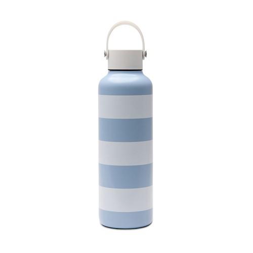 OBG.PUB - Bouteille isotherme 600ml en acier inox recyclé Vekla Bleu ciel Bouteille isotherme 600ml en acier inox recyclé Vekla Bleu ciel