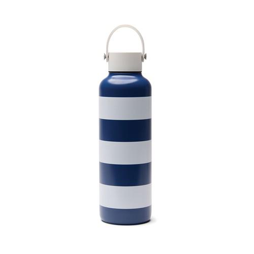 OBG.PUB - Bouteille isotherme 600ml en acier inox recyclé Vekla Bleu marine Bouteille isotherme 600ml en acier inox recyclé Vekla Bleu marine