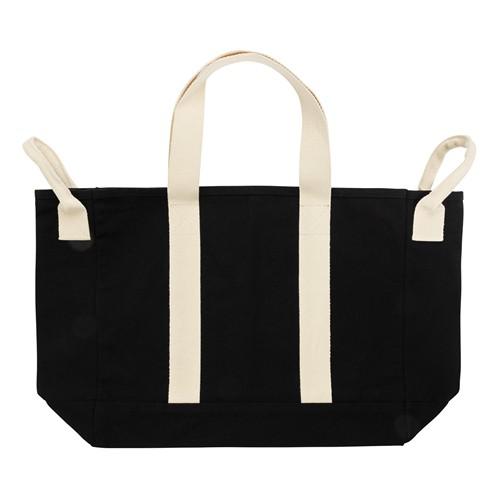 OBG.PUB - Sac de plage robuste en toile recyclée Velao Noir Sac de plage robuste en toile recyclée Velao Noir