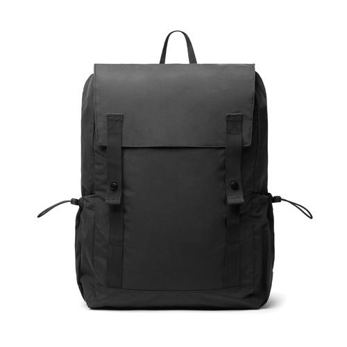 OBG.PUB - Sac à dos écologique en nylon recyclé Veyro Noir Sac à dos écologique en nylon recyclé Veyro Noir