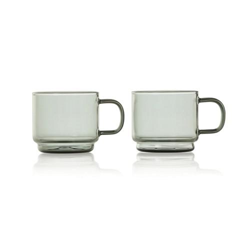 OBG.PUB - Tasses expresso 70ml en verre Lot de 2 Brevo Transparent Tasses expresso 70ml en verre Lot de 2 Brevo Transparent