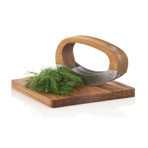 Hachoir berceuse avec planche en Bois Mainkafe Marron