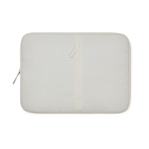 Housse pour ordinateur portable en PET recyclé Zelkay Beige