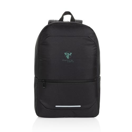 OBG.PUB - Sac à dos pour ordinateur portable en rPET Veyro Noir Sac à dos pour ordinateur portable en rPET Veyro Noir