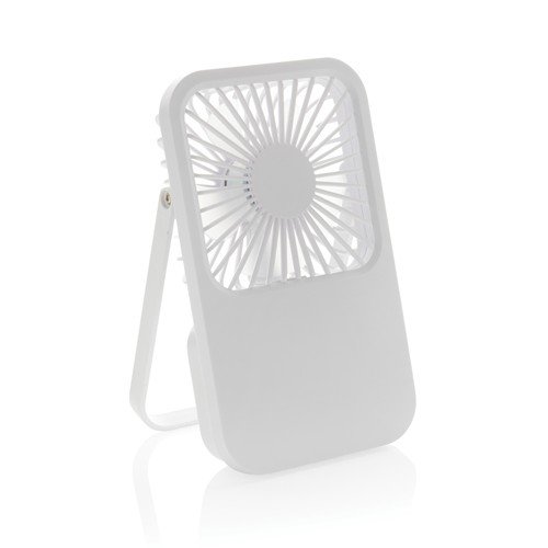 Ventilateur de bureau en plastique ABS recyclé Yogos Blanc