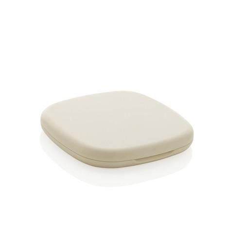 Miroir de poche en plastique ABS recyclé Reflya Beige