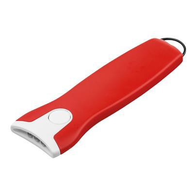 Lampe de poche en matière plastique recyclé Castro Rouge
