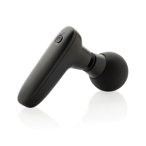 Pistolet de massage pratique en ABS recyclé Drevo Noir