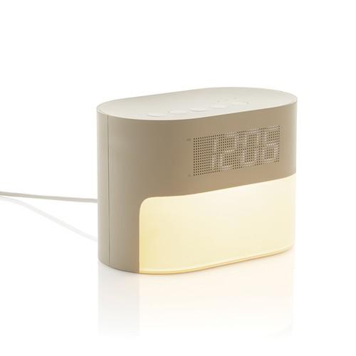 Réveil pratique en plastique recyclé Lumave Beige