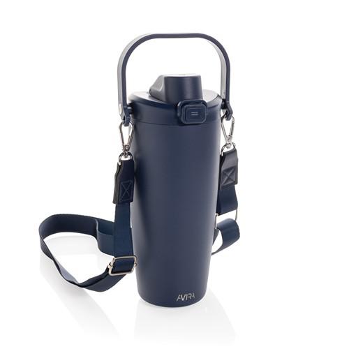 Mug isotherme 600ml en Acier inoxydable recyclé Vrezo Bleu marine