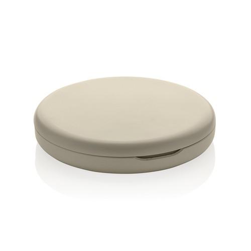 OBG.PUB - Miroir de maquillage avec LED en Plastique Recyclé Zelvé Beige Miroir de maquillage avec LED en Plastique Recyclé Zelvé Beige