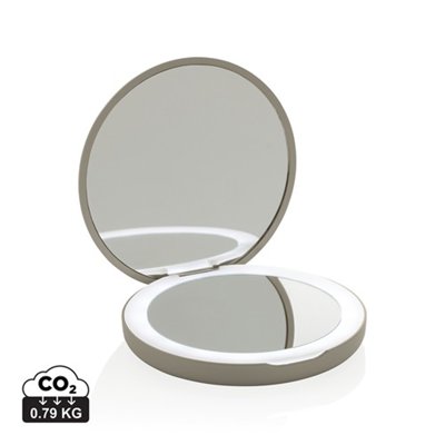 OBG.PUB - Miroir de maquillage avec LED en Plastique Recyclé Zelvé Miroir de maquillage avec LED en Plastique Recyclé Zelvé